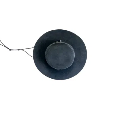 American Hat Makers Women's Blondie Felt Boater Hat In Black