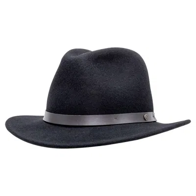 American Hat Makers Women's Manager Fedora Hat In Black