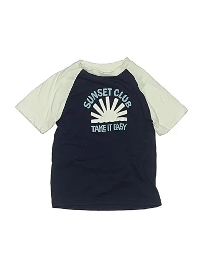 Pre-owned American Hawk Kids' Short Sleeve T-shirt In Blue