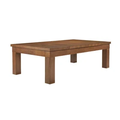 American Heritage Alta Dining Conversion Top - Solid Walnut With Magnetic Alignment Panels, Seats 8–10 In Brushed Walnut