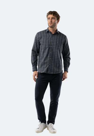 American Heritage Charcoal Plaid Shirt In Pink