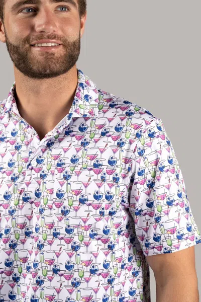 American Heritage Cocktails Polo Shirt In Multi