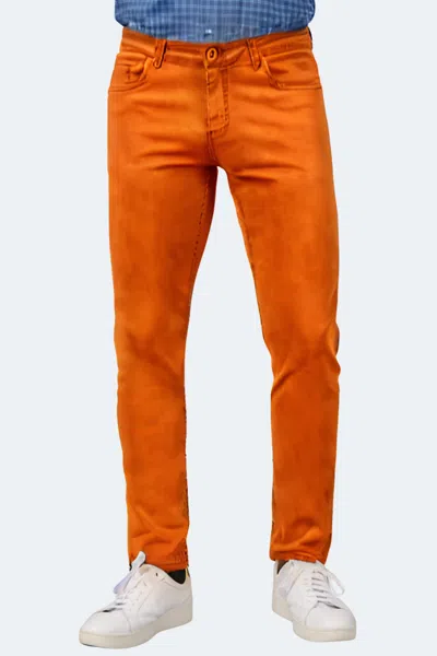 American Heritage Coral Tencel Pants In Pink