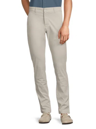 American Heritage Men's Flat Front Cotton-blend Pants In Gray