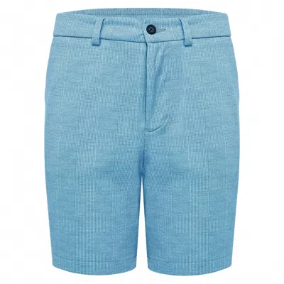 American Heritage Men's Performance Knit Shorts In Sky In Multi