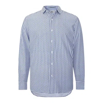 American Heritage Men's Performance Shirt In Nicholson In Blue