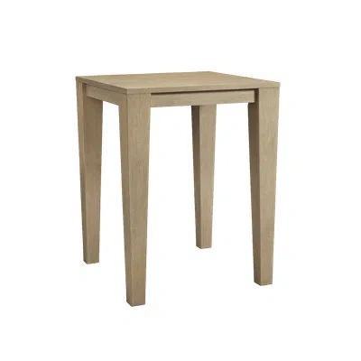 American Heritage Oak Dining Table – 42.5" Square White Oak Table For 2, Solid & Manufactured Wood, Modern Design
