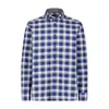 American Heritage Plaid Gingham Shirt In Blue