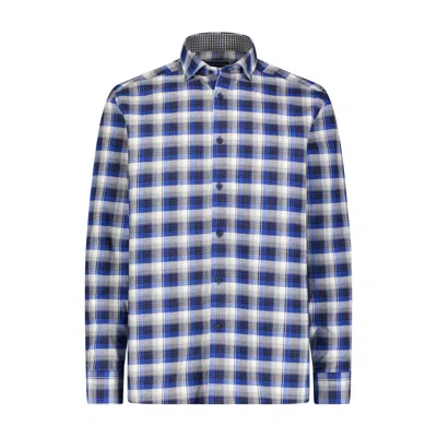 American Heritage Plaid Gingham Shirt In Blue