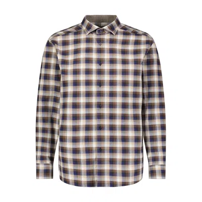 American Heritage Plaid Gingham Shirt In Gold