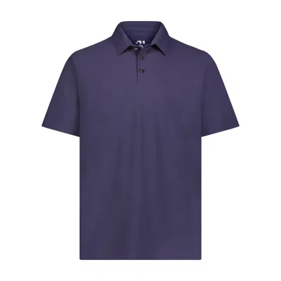 American Heritage Seamless Performance Polo In Blue