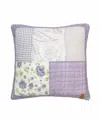 American Heritage Textiles Lavender Rose Decorative Pillow, 15" X 15" In Purple