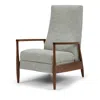 American Leather Aston Power Recliner In Theo Aqua