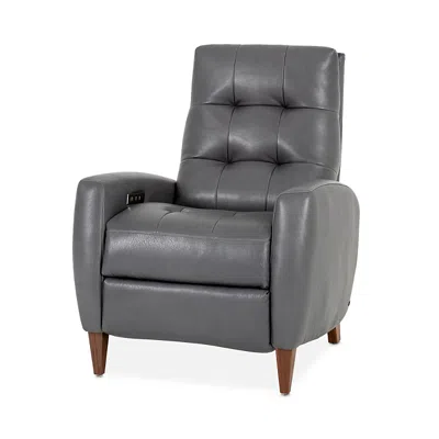 American Leather Clark Recliner In Haven Smoke
