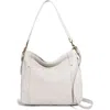 American Leather Co. Austin Convertible Leather Shoulder Bag In White