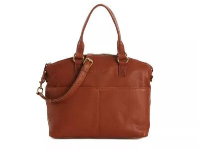 American Leather Co. Carrie Dome Satchel In Brown