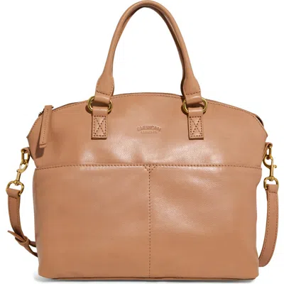 American Leather Co. Carrie Dome Satchel In Brown