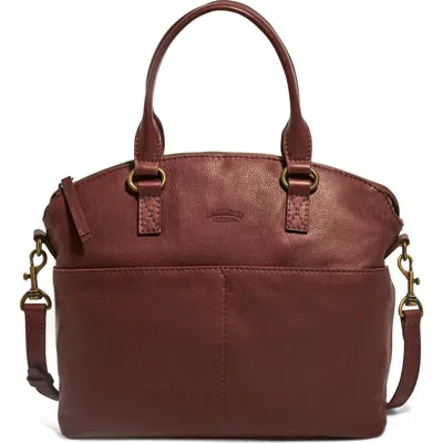 American Leather Co. Carrie Dome Satchel In Brown