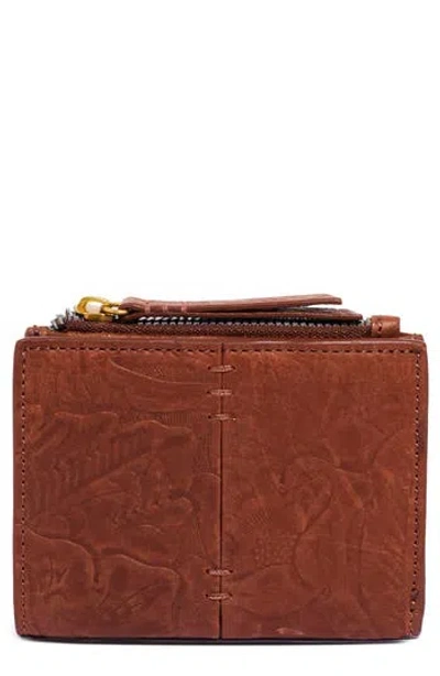 American Leather Co. Cleveland Leather Bifold Wallet In Brown