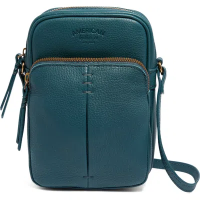 American Leather Co. Cleveland Mini Crossbody Bag In Blue