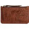 American Leather Co. Continental Rfid Wallet In Brandy Tooled