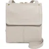 American Leather Co. Kansas Foldover Crossbody Bag In Sand
