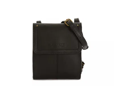 American Leather Co. Leather Crossbody Bag In Black