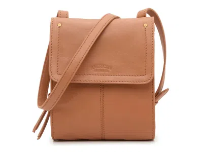 American Leather Co. Leather Crossbody Bag In Brown