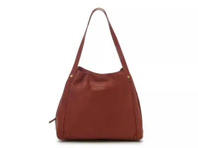 American Leather Co. Leather Shoulder Bag In Brown