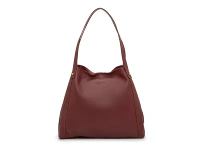 American Leather Co. Leather Shoulder Bag In Brown