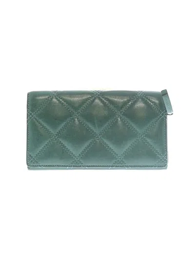 Pre-owned American Leather Co. Leather Wallet In Green
