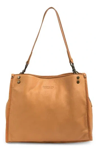 American Leather Co. Lenox Leather Satchel In Cafe Latte Smooth