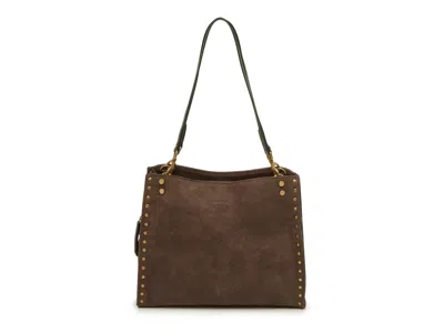 American Leather Co. Lenox Suede Satchel In Brown