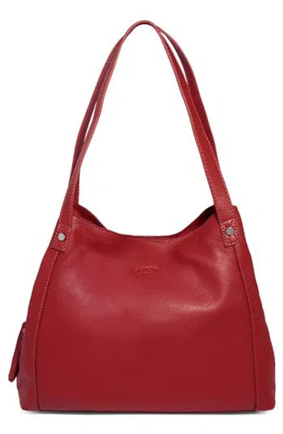 American Leather Co. Liberty Shopper Bag In Red