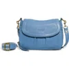 American Leather Co. Marino Crossbody Bag In Blue