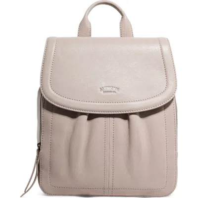 American Leather Co. Marino Leather Backpack In Timeless Taupe