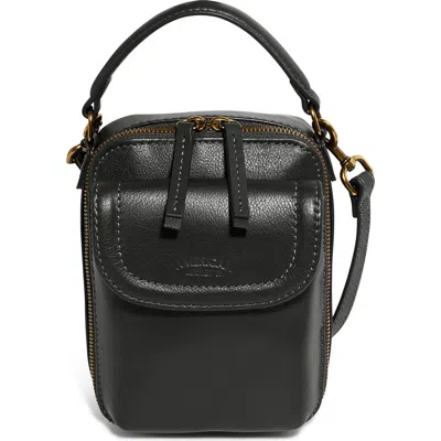 American Leather Co. Tribeca Leather Crossbody Bag In Black