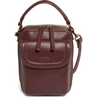 American Leather Co. Tribeca Leather Crossbody Bag In Brown