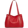 American Leather Co. Val Perfect Satchel Bag In Claret Smooth