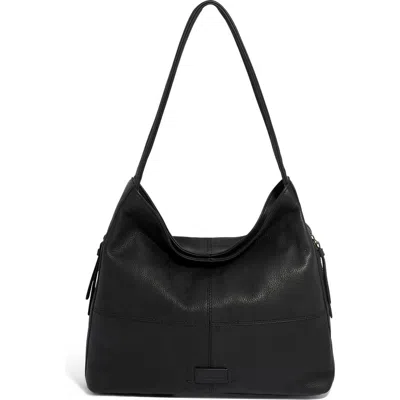 American Leather Co. Virginia Leather Hobo Bag In Black