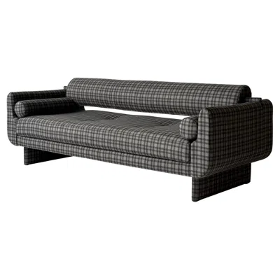 Pre-owned American Leather Matinee Sofa By Vladimir Kagan For  In Black