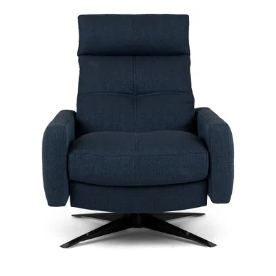 American Leather Rainier Comfort Air Recliner In Apollo Navy