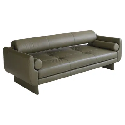Pre-owned American Leather Vladimir Kagan “matinee” Sofa In Gray