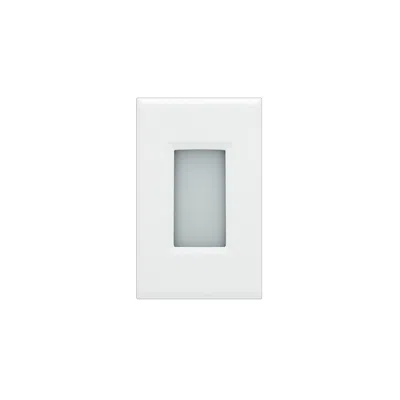 American Lighting Starn 3 1/4" Wide Black/white Open Window Led Step Light