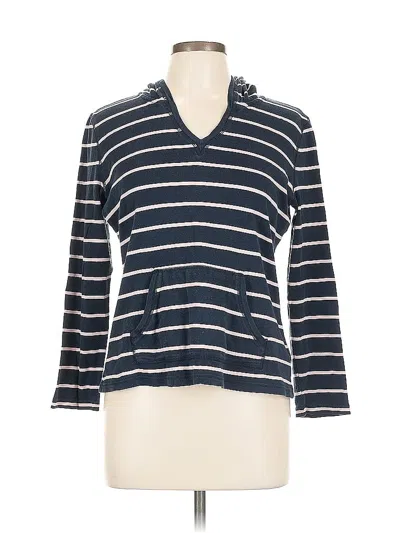 Pre-owned American Living 3/4 Sleeve T-shirt In Blue