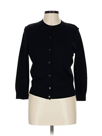 Pre-owned American Living Cardigan Sweater In Black