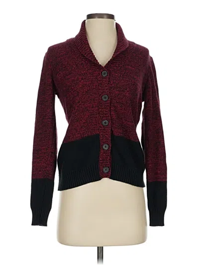 Pre-owned American Living Cardigan Sweater In Red