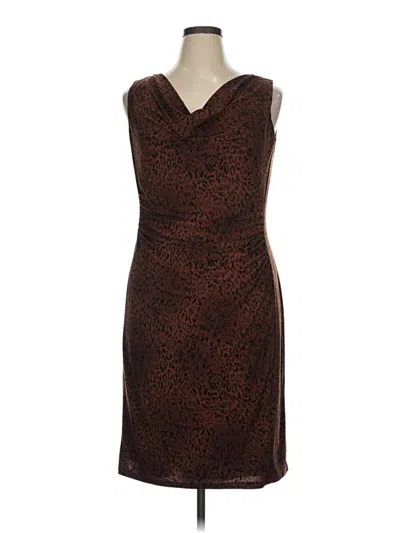 Pre-owned American Living Cocktail Dress In Brown