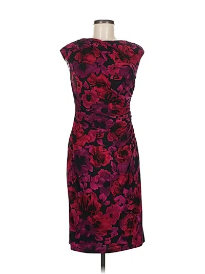 Pre-owned American Living Cocktail Dress In Burgundy