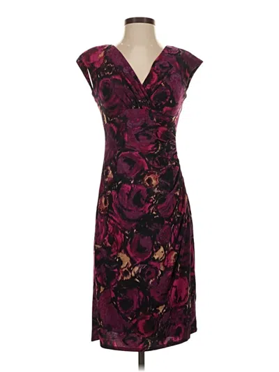 Pre-owned American Living Cocktail Dress In Burgundy
